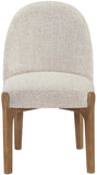 Torino - Upholstered Dining Chair With Brushed Brown Base (Set of 2)