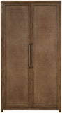 Vana - Solid Wood, Oak Veneer And Stainless Steel Storage Cabinet