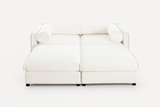 HARMONY 75" Loveseat with 2 Ottomans