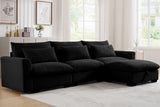 PERTH 122" 3-Seater Sofa with 1 ottoman