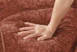 MYLO 110" 3-Seater Sofa with 2 Ottomans