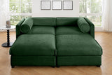 HARMONY 75" Loveseat with 2 Ottomans