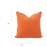 20 x 20 Outdoor Pillow with Dec Cord- Seascape Canyon- Poly Insert