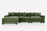 DESEO 130" 3-Seater with 1 Ottoman