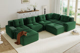 CORDELIA 116" 5-Seater Sectional with 2 Ottomans