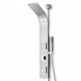 Aura Series 39 in. 2-Jetted Full Body Shower Panel System with Rainfall Showerhead and Spray Wand
