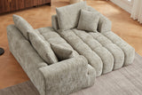 ELARA 108" Chenille Right Chaise Sofa
