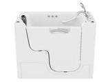 ANZZI Coupe Series 29 in. x 53 in. Wheelchair Access Walk-In Whirlpool and Air Tub with Powered Fast Drain in White
