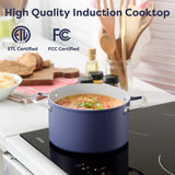 CIARRA Powerful Set: 30 Inch Wall Mount Range Hood + 30 Inch Built-In Induction Cooktop(CAS75206P+CABIH304B)