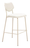 Zeal Barstool (Set of 4) Light Gray & Beige