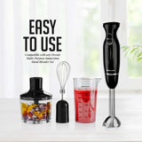 24 oz. Hand Blender Beaker, Compatible with any Ovente Multi-Purpose Immersion Hand Blender, ACPHS7000