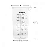 24 oz. Hand Blender Beaker, Compatible with any Ovente Multi-Purpose Immersion Hand Blender, ACPHS7000
