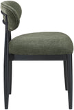 Riccio - Fabric Dining Side Chair (Set of 2) - Black Frame