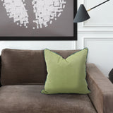 20 x 20 Outdoor Pillow with Dec Cord- Seascape Moss- Poly Insert