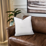 20 x 20 Outdoor Pillow with Dec Cord- Seascape Natural- Poly Insert