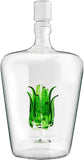 Tequila Decanter With Agave Plant, 25 Ounce Bottle