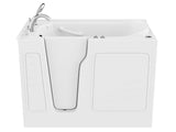 ANZZI Coupe Series 29 in. x 52 in. Quick Fill Walk-In Air Tub in White