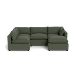 Kova Pillow Cushion L-Shape + Ottoman