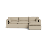 Kova Pillow Cushion Sofa 122" + Ottoman