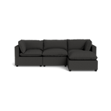 Kova Pillow Cushion Sofa 122" + Ottoman