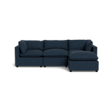 Kova Pillow Cushion Sofa 122" + Ottoman