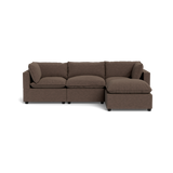 Kova Pillow Cushion Sofa 122" + Ottoman