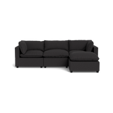 Kova Pillow Cushion Sofa 122" + Ottoman