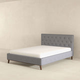 Graceville Light Grey King Platform Bed