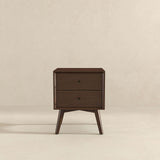 Caroline Walnut Night Stand 2-Drawer