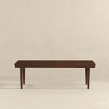 Mia Mid Century Modern Solid Wood Bench