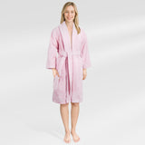 American Soft Linen Luxury Women’s 100% Cotton Turkish Bathrobe – Quick Dry, Soft, Absorbent & Lightweight