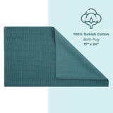 American Soft Linen 100% Cotton Bath Mat Rugs, 17x24 inches with Silicone Backing, Soft Absorbent Grip-Enhanced Bath Mats for Bathroom - 50 Set Case Pack