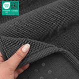 American Soft Linen 100% Cotton Bath Mat Rugs, 17x24 inches with Silicone Backing, Soft Absorbent Grip-Enhanced Bath Mats for Bathroom - 50 Set Case Pack