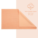 American Soft Linen 100% Cotton Bath Mat Rugs, 17x24 inches with Silicone Backing, Soft Absorbent Grip-Enhanced Bath Mats for Bathroom - 50 Set Case Pack