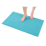 American Soft Linen 100% Cotton Bath Mat Rugs, 17x24 inches with Silicone Backing, Soft Absorbent Grip-Enhanced Bath Mats for Bathroom - 50 Set Case Pack