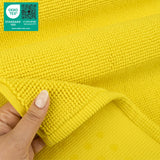 American Soft Linen 100% Cotton Bath Mat Rugs, 17x24 inches with Silicone Backing, Soft Absorbent Grip-Enhanced Bath Mats for Bathroom - 50 Set Case Pack