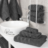 3 Piece 100% Cotton Extra Fluffy and Soft Luxury Turkish Towel Set with 20 Different Colors - 20 Set Case Pack