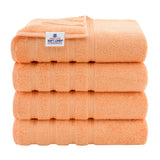 American Soft Linen 100% Cotton Turkish Towels for Bathroom, 4 Pack Bath Towel Set, Super Soft, Extra Large Bath Towels