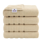 American Soft Linen 100% Cotton Turkish Towels for Bathroom, 4 Pack Bath Towel Set, Super Soft, Extra Large Bath Towels