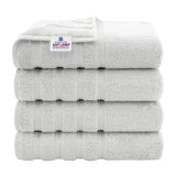 American Soft Linen 100% Cotton Turkish Towels for Bathroom, 4 Pack Bath Towel Set, Super Soft, Extra Large Bath Towels