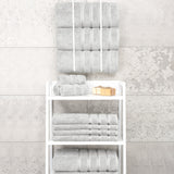 American Soft Linen 100% Cotton Turkish Towels for Bathroom, 4 Pack Bath Towel Set, Super Soft, Extra Large Bath Towels