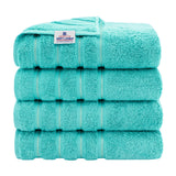 American Soft Linen 100% Cotton Turkish Towels for Bathroom, 4 Pack Bath Towel Set, Super Soft, Extra Large Bath Towels