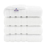 American Soft Linen 100% Cotton Turkish Towels for Bathroom, 4 Pack Bath Towel Set, Super Soft, Extra Large Bath Towels