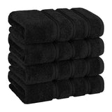 American Soft Linen 100% Cotton Turkish Towels, 4 Pack Hand Towel Set, Super Soft, Absorbent, Quick Dry Premium Towels