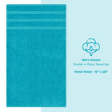 4 Piece 100% Cotton Turkish Towels, Hand Towel Set, Soft, Absorbent, Quick Dry - 28 Set Case Pack