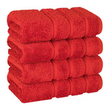 4 Piece 100% Cotton Turkish Towels, Hand Towel Set, Soft, Absorbent, Quick Dry - 28 Set Case Pack