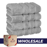 4 Piece 100% Cotton Turkish Towels, Hand Towel Set, Soft, Absorbent, Quick Dry - 28 Set Case Pack