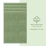 4 Piece 100% Cotton Turkish Towels, Hand Towel Set, Soft, Absorbent, Quick Dry - 28 Set Case Pack