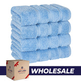 4 Piece 100% Cotton Turkish Towels, Hand Towel Set, Soft, Absorbent, Quick Dry - 28 Set Case Pack