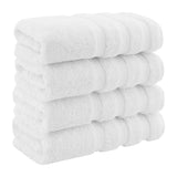 4 Piece 100% Cotton Turkish Towels, Hand Towel Set, Soft, Absorbent, Quick Dry - 28 Set Case Pack